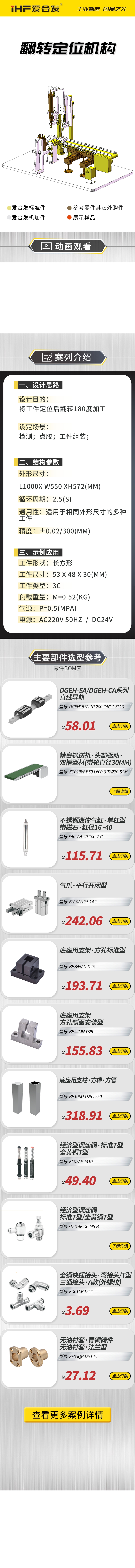愛合發(fā)案例介紹：翻轉(zhuǎn)定位機(jī)構(gòu)！